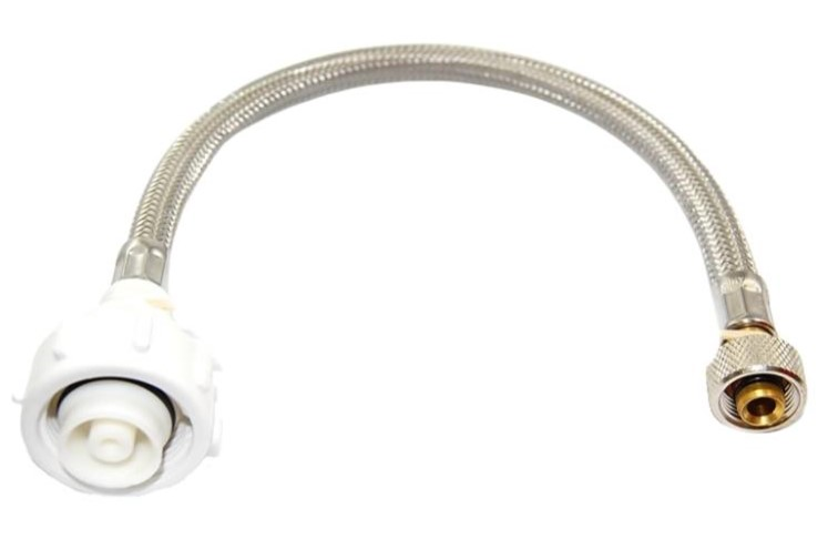 Geberit Panzerschlauch für Füllventil in Spülkasten 3/8" Rändelmutter