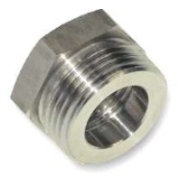 Reduzierstück zylindrisch AG 3/4" x IG 1/2" zylindrisch Edelstahl mit grosser Dichtfläche