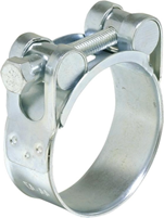 Schlauchbride mit Gelenkbolzen Edelstahl rostfrei, Spannbereich 29-31mm