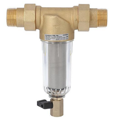 Feinfilter MiniPlus DN20 3/4" Messing DVGW mit Verschraubung