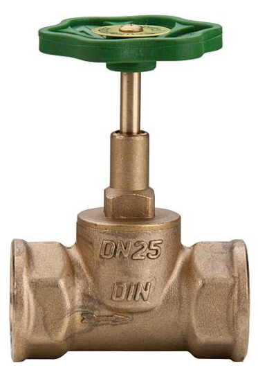 Gradsitzventil FF 3/8" aus Messing