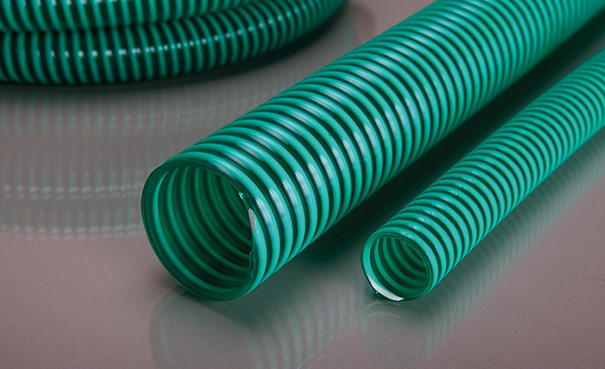 PVC Saug- und Druckschlauch 25x30, grün transparent, 10m-Rolle - CHF 7.85/m