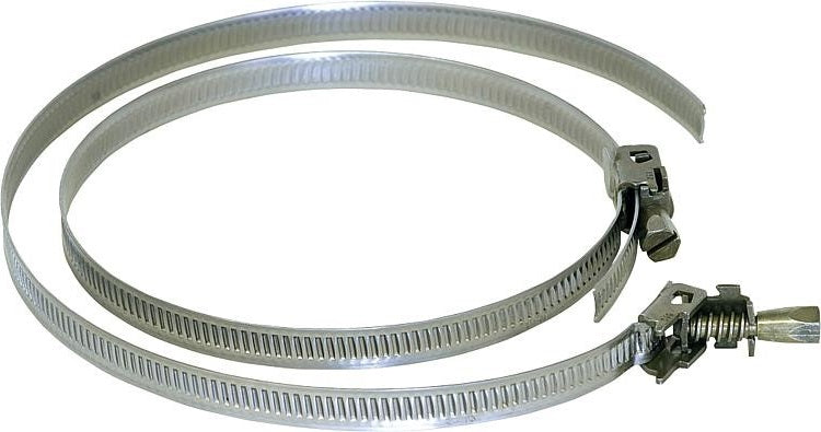 Schlauchbride nach DiN 3017, Spannbereich 60-135mm, Stahl mit Schnappverschluss - Quicklock