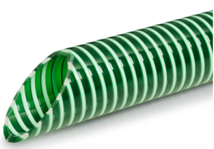 PVC Saug- und Druckschlauch Agroflex UV-R Superelastic, 50x57.4, grün transparent, 50m-Rolle - CHF 10.45/m