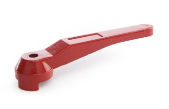 Ersatzteil Hebelgriff 1" - 1 1/4" aus Aluminium rot