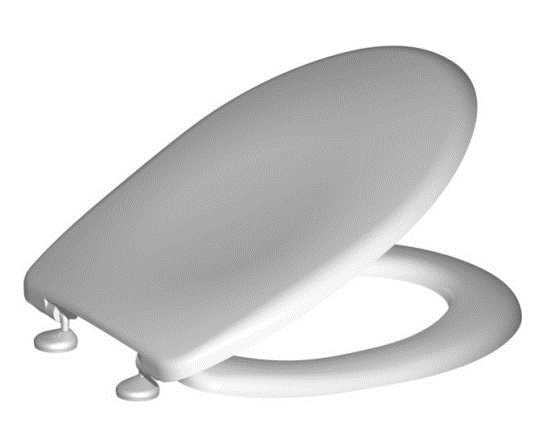 WC Sitz Rondessa - Universal WC Sitz, weiss