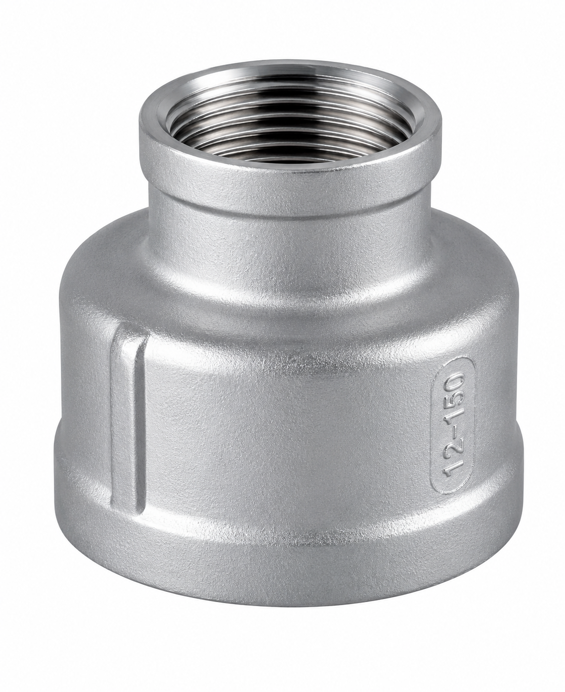 Reduziermuffe IG 1" x 1/2" Edelstahl