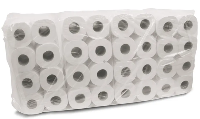 WC-Papier hochweiss 3-lagig, 250 Blatt à 93x110mm, Pack à 8 Rollen