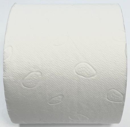 WC-Papier hochweiss 3-lagig, 250 Blatt à 93x110mm, Pack à 8 Rollen