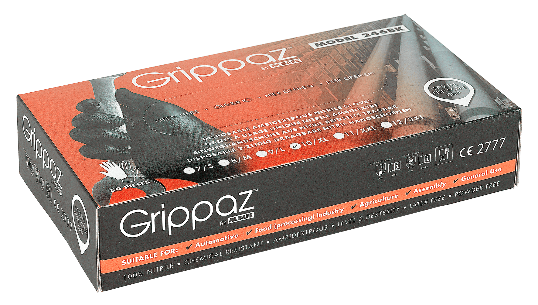 grippaz nitril handschuhe Einweghandschuh Grippaz Gr. XXL